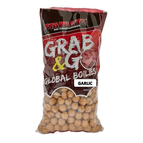Starbaits Global Boilies GARLIC 14mm 1kg bojli