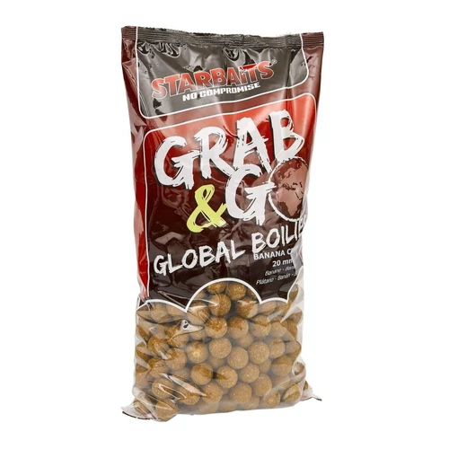 Starbaits Grab & Go Global boilies BANANA CREAM (banán) 20mm 2,5kg bojli