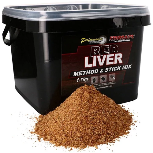 Starbaits Red Liver Method & Stick Mix 1,7kg