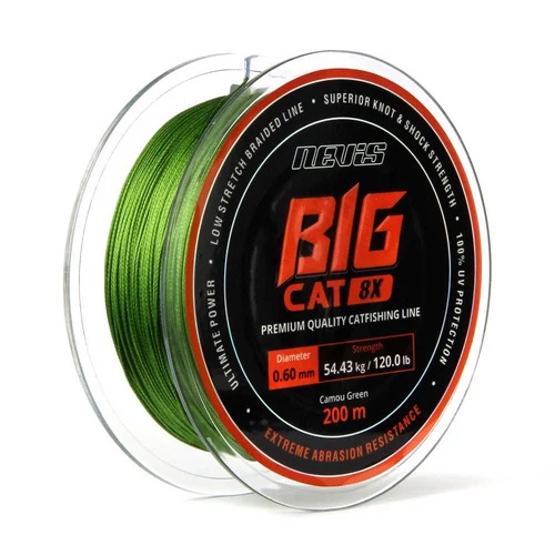 Nevis Big Cat 200m/0.60mm harcsázó fonott zsinór