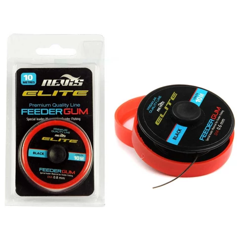 Nevis Elit Black Feeder gumi 0.80mm 10m 7,5kg erőgumi