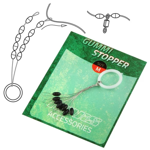 Nevis Gumistopper Fekete L