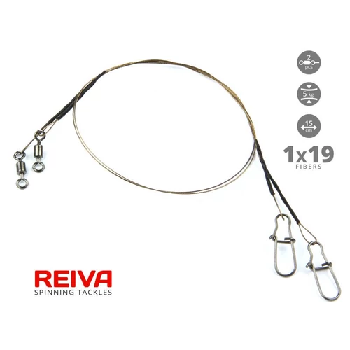 Reiva Wolfram rablózó előke 1*19 5kg 15cm