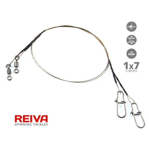 Reiva Wolfram rablózó előke 1*7 5kg 20cm