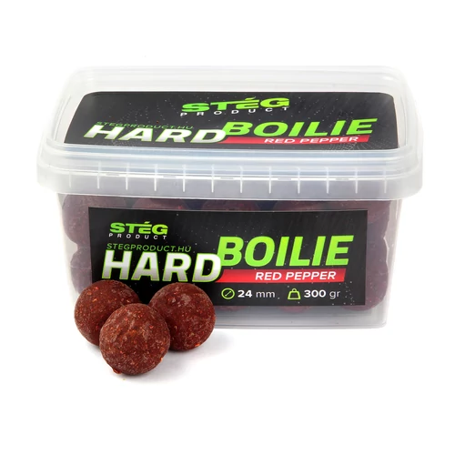 Stég Product Hard Boilie 20mm Red Pepper 300g