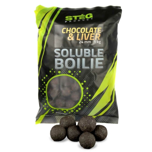 Stég Product Soluble Bojli 24mm Chocolate&Liver 1kg