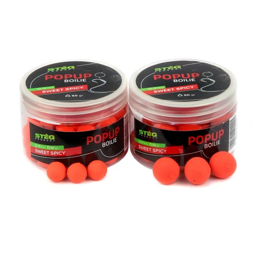 Stég Product Pop Up Boilie 13mm SWEET SPICY 50g