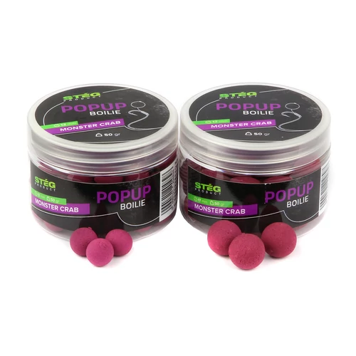 Stég Product Pop Up Boilie 17mm MONSTER CRAB 50g