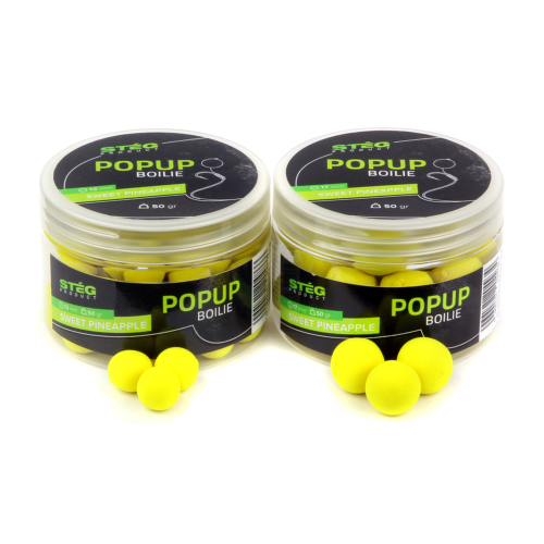 Stég Product Pop Up Boilie 17mm  SWEET PINEAPPLE 50g