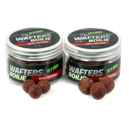 Stég Product  Wafters  Boilie 16mm RED PEPPER 60g