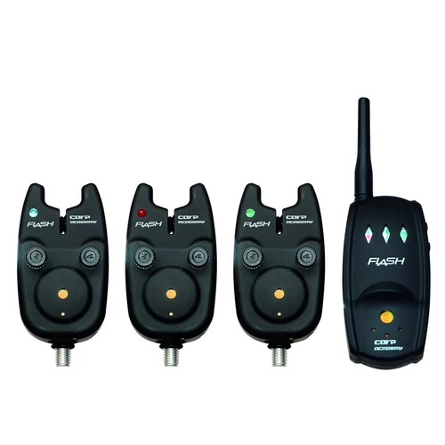 Carp Academy Flash elektromos kapásjelző szett 3+1