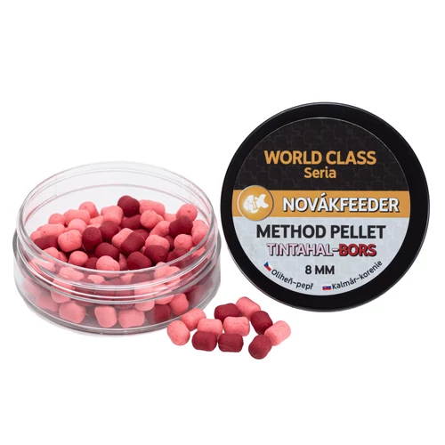 Novák World Class Method Pellet 8mm Tintahal - Bors