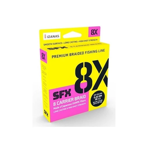 Sufix SFX 8X L.VIS Green fonott zsinór