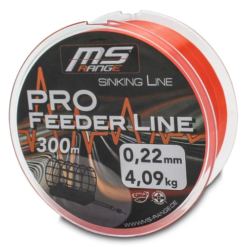 MS Range Pro Feeder Line sülyedő monofil zsinór / 0,18mm / 300m / 2,56kg