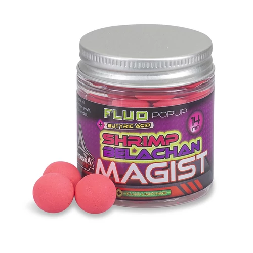 Anaconda Magist Micro Fluo Pop Up Bel. Shrimp Belachan /Fűszeres-garnélarák 14mm