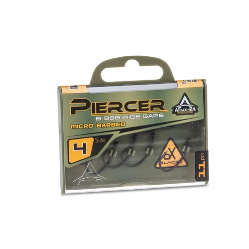 Anaconda Piercer B-988 Wide Gape C4 Micro Barb / 2 / mikroszakállas / 11db