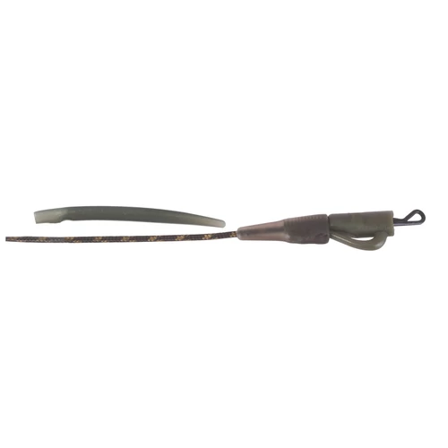 Anaconda LL SafetyClipQuickChange 35lb előkötött leadcor / 80cm / Camou Green / 2db