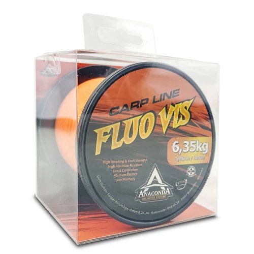 Anaconda Fluovis Orange Carp Line monofil zsinór narancssárga / 0