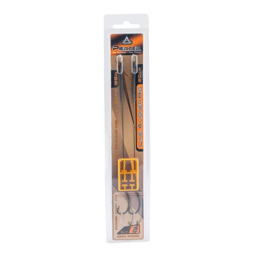 Anaconda Piercer Line Aligner Rig Power Carp C4 előke / horog 2 / 20cm / 2db