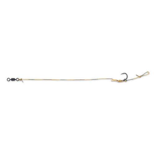 Anaconda Piercer AT Snowman B-988 Wide Gape Rig Micro Barb előkötött horog / horog 1 / mikroszakállas / 35lb /2db