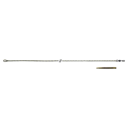 Anaconda Jungle Quick Change Leadcore Leaders / Green / 50lb / 80cm / 3db