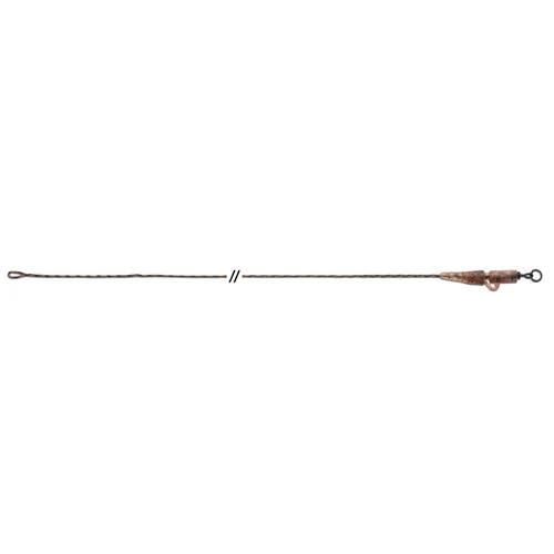 Anaconda Jungle Flexi Ring Swivel Safety Clip Leadcore Leaders / Brown / 50lb / 80cm / 3db