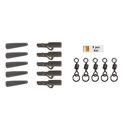Anaconda 360° Flex Ring Swivel Saftey Clip Kit Army Green 5db