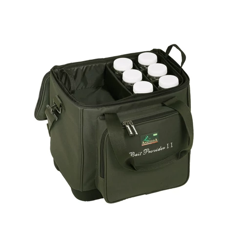 Anaconda Bait Provider II csalis hordtáska / + 6db csalitégely / 36X31X32cm