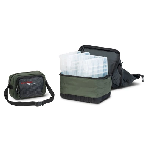 Iron Claw Dry Packer pergető hátizsák / + 4 doboz / 30X20X63cm