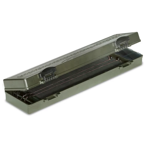 Anaconda Rig Carrier előketertó doboz 30 előkéhez / + 3 kis doboz / + 30db gombostű / 30,4 X 9,5 X 4,7cm