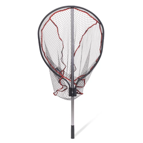 Iron Claw Predator Scoop XL / ragadozóhalas merítőháló / gumirozott 80 X 80cm háló / 140cm aluminium nyél