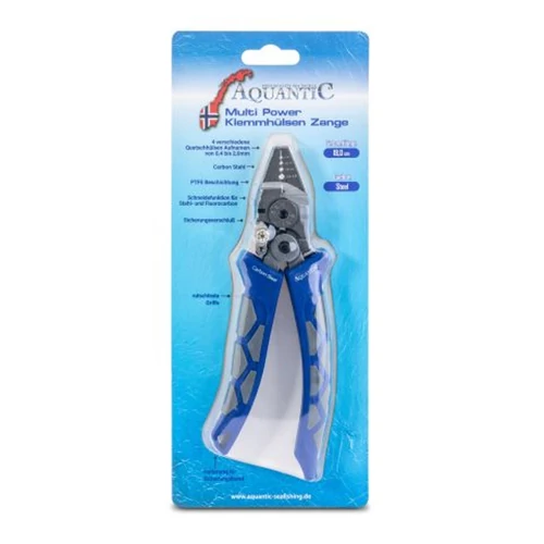 AQUANTIC Multi Power professzionális krimpelő fogó 18cm
