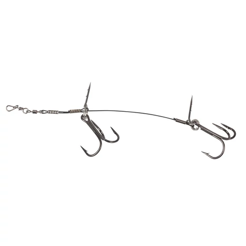 Iron Claw Rig System Stinger Double XL / ragadzozóhalas horogrendszer / horog 1/0 / 14cm