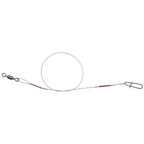 Iron Claw Stiff Spin Rig előreszerelt bevonatos acél előke / 45cm / 30lb / 2db