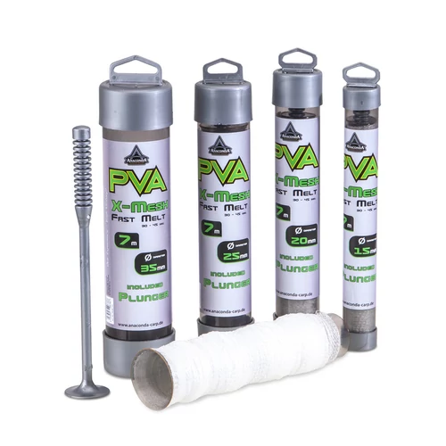 Anaconda Fast Melt PVA X-Mesh gyorsan oldodó PVA háló + töltő / 7 m / 20mm