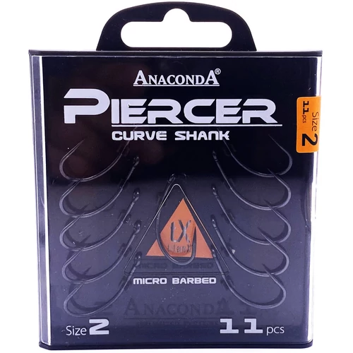 Anaconda Piercer CurveShank mikroszakállas / méret 2 / 11db