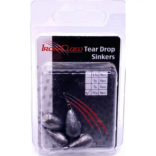 Iron Claw Tear Drop Sinker ólom 10g / 4db
