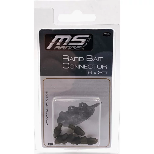 MS Range Method Connector ütközőkapocs limpid brown / 6 szett