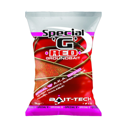 Special G Red Groundbait 1kg method etetőanyag