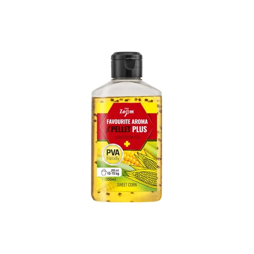 Carp Zoom Favourite folyékony aroma pellettel, édes kukorica, 200ml