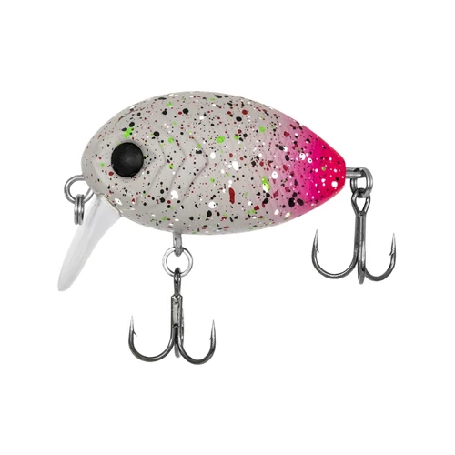 PZ UL Bug wobbler, 3,2cm, 3,5g, fehér, rózsaszín, úszó