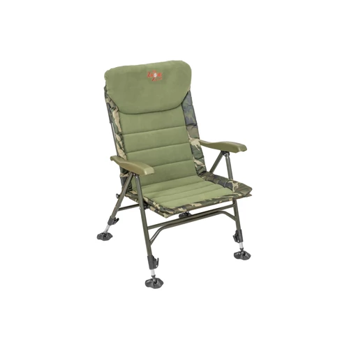 Carp Zoom Recliner Komfort horgászfotel, 56x46x42/98cm, Camou/Fleece