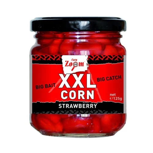 Carp Zoom Óriás horgászkukorica, eper, 125g, 220ml