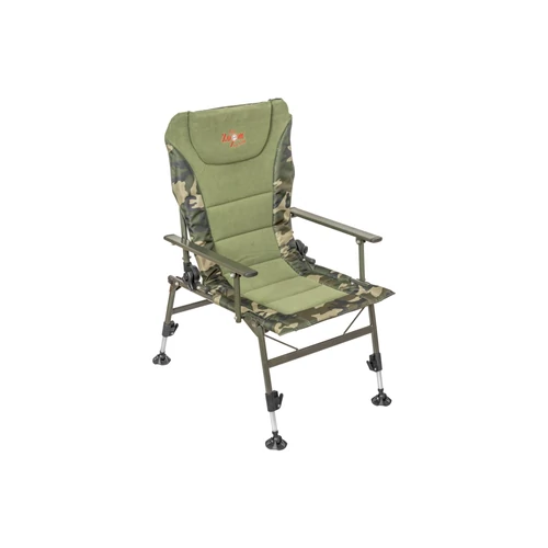 Carp Zoom N2 Komfort karfás szék, 50x50x35/88cm, Camou/Fleece