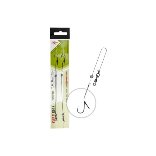 Carp Zoom Pop Up Rig bojlis előke, 17,5cm, #4, 2db