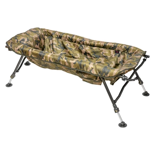 Carp Zoom Camou állványos pontybölcső állítható lábbal, 125x60/30cm