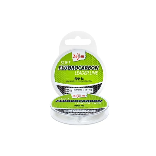 Carp Zoom Lágy fluorocarbon előke zsinór, Ø0,49mm, 25m, 17,3kg