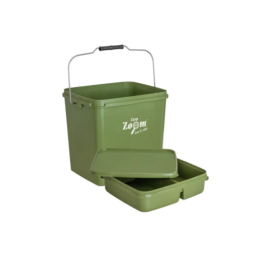 Carp Zoom Csalivödör tálcával, 15liter