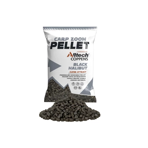 Carp Zoom Black Halibut Pellet, 15mm, halibut, 5kg