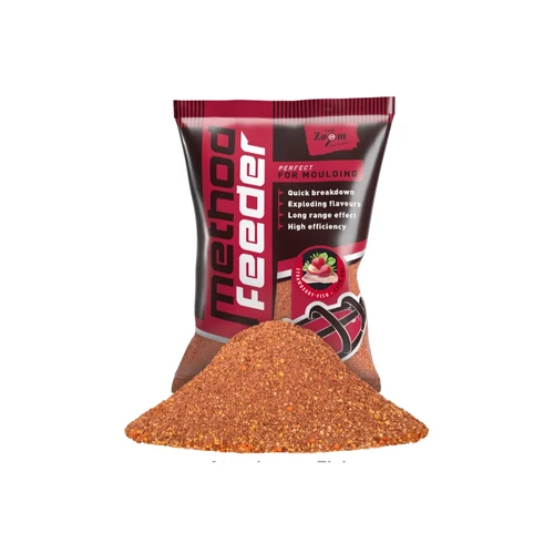 Carp Zoom Method Feeder etetőanyag, eper, halas, 1kg